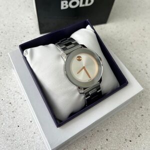 Movado bold Medium Stainless Steel Watch 3600084
